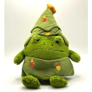 Cuddly, Soft Christmas Tree/Rain Frog Inspired Plush Stuffed Animal - New
